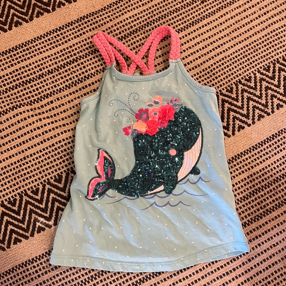 Tommy Bahama little girl whale shirt - Picture 1 of 4
